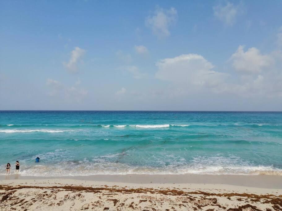 Confortable Depa En Condominio Frente Al Mar! Cancun Exterior photo